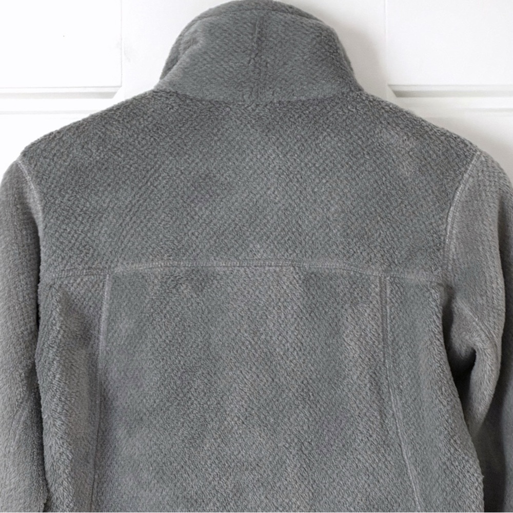 Patagonia Re-Tool Snap T Fleece Pullover Womens XS Gray Purple Sweater Pocket - Picture 8 of 15